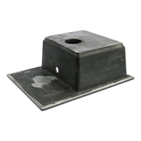 Sin for a kitchen made of stone Zein 150/Q4, 575 x 470 mm, rectangular, overflow, black color-2