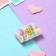 Hair elastic band "Fresh fruit" (set 25 pcs) 1.5 cm, bright mix