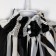 Shiphon dress SL, 46, striped