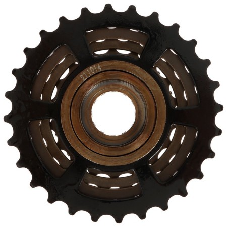 ATA ratchet, 6 speeds, 14-28t, black-brown color-1