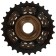 ATA ratchet, 6 speeds, 14-28t, black-brown color