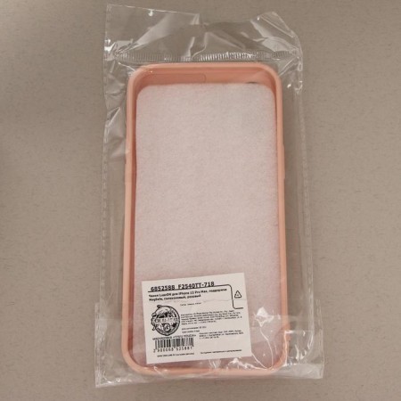 Luazon case for the iPhone 12 Pro Max, support magsafe, silicone, pink-4