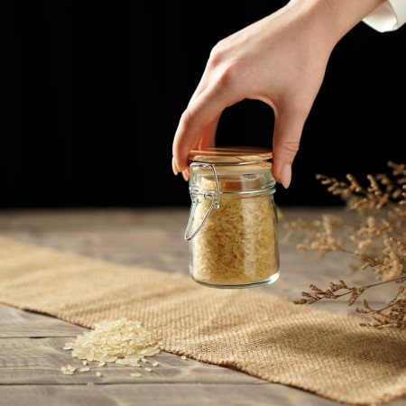 Glass jar for spices with Eco Buggel Castle, 200 ml, 9 × 6.5 × 9.5 cm-5