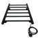 Electric towel "Sanprise" Aurora P6, 400x600 mm, universal, black