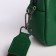 Women's bag with lightning, green color