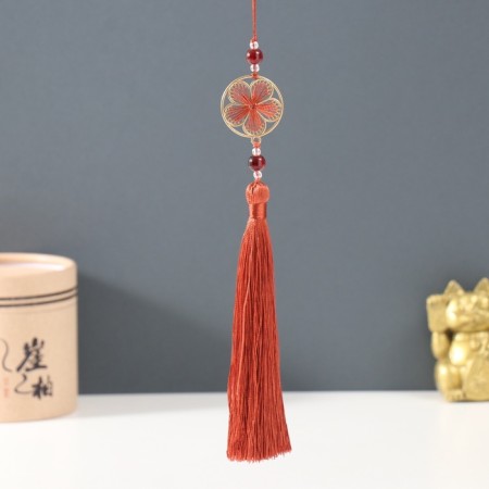 Textile suspension, metal "Flower in the rim" Knock 1x3x19.5 cm