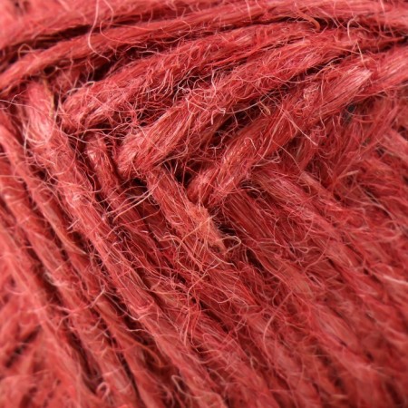 Yarn "Golden Jute fiber" 100% jute 50m/50g set 2pcs (red)-3