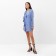 Women's dress with oxen mist, size 50, blue