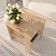 Journal table, 500 × 450 × 473 mm, sonoma oak color