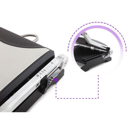 Electric Grill KitFort KT-1636, 1800 W, anti-stick coating, 27x24 cm-2