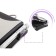 Electric Grill KitFort KT-1636, 1800 W, anti-stick coating, 27x24 cm