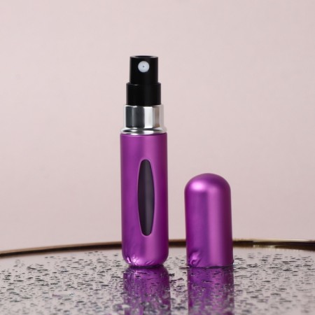 Perfume atomizer, with a spray, 10 ml, purple color-2