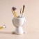 Interior subject "Mr. Green" A lover of silence 11.1*9.7*8.5 white ceramics
