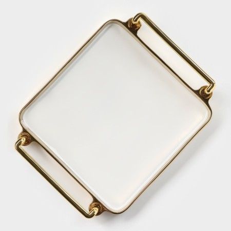 Ceramic dish for feed, 18.8 × 23 × 4.6 cm-1