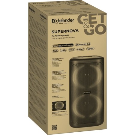 Acoustic system Defender Supernova 60W, BT/Light/Mic/USB/EQ/TWS-5