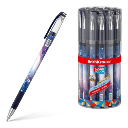 Ballic handle Erichkrause Colortouch Space, node 0.7 mm, flu, blue ink