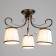 Jenny chandelier 3XE14 40W black and gold 56.5x56.5x36.5 cm Bayerlux