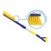 Telescopic snowbrush with a removable chopper Goodyear WB-10, 78-100 cm