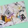 Stickers in the book "Motivation on the style" + 3 background 20.7x14.2 cm