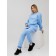 Women's pants with a company, size 54, blue color