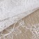 Lace elastic fabric, 240 mm × 2.7 ± 0.5 m, white color