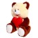 Soft toy "Bear with Heart", mix