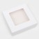 The box is folding, the lid is, with the window, white, 15 x 15 x 5 cm