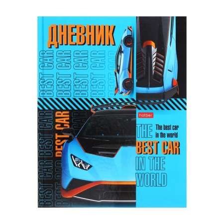 Universal diary for grades 1-11 "Motorsport", hard cover, glossy lamination, 40 sheets