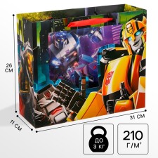 Gift package, 31x26x1 cm, packaging, transformers