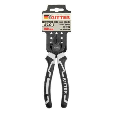 Side cutters Ritter Eco HT310316, steel 55, 2K Handle, 160 mm-1