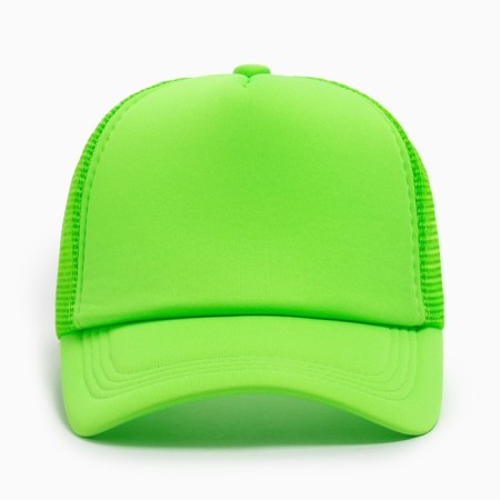 Baseball cap with minaku grid, green color, size 56-58-7