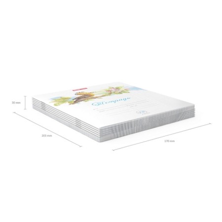 Notebook of 18 sheets in the Erichkrause Birds cage, cover coated cardboard, offset unit, whiteness 100%, mix-11