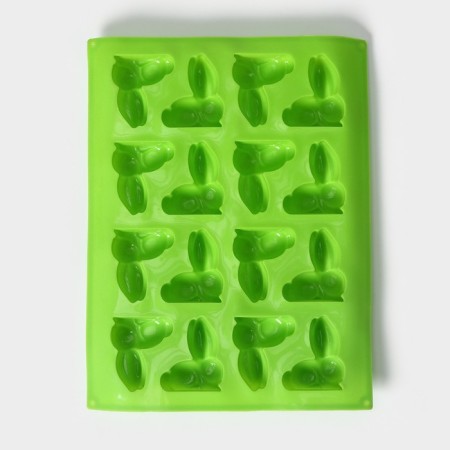 Baking uniform “Easter rabbit”, silicone, 30 × 23 cm, 16 cells, mixing mix-5