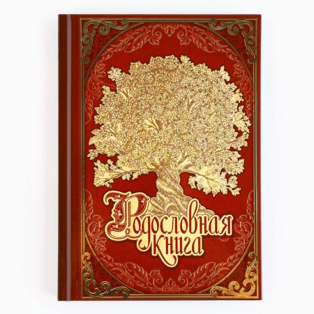 Родословная книга с НГ пояском «Дед мороз», 16,5 х 24 см.-1