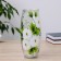 Vase Chamomile with painting on the venue, d-7cm 10x23 cm