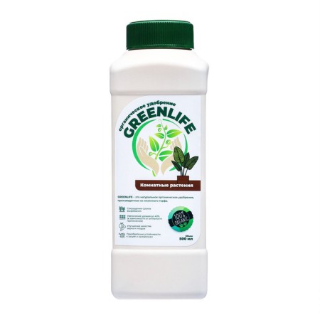 Organic fertilizer "Green Life" for indoor plants, 0.5 liters-1