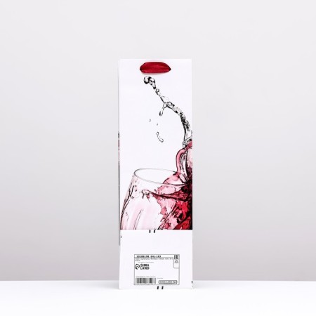 Package for the bottle "Bordeaux", white 10.5 x 33 x 8.5 cm-1