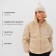 Women's jacket minku, milk color, rr 44