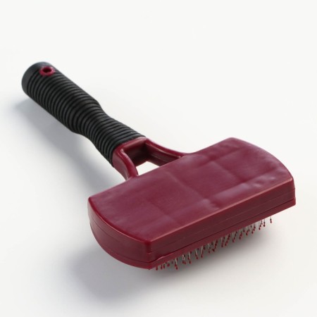 Puchoderma with a drop of 10 x 17 cm, rubberized handle, burgundy-black-1