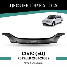 Defly hood deflector for Honda Civic (EU), 2000-2006, hatchback