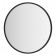 Mirror in frame D 40 cm, evoForm, black color
