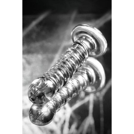 Unrealistic phallimitator Sexus Glass, Glass, Transparent, 16 cm-9