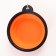 Silicone bowl, folding, 350 ml, 13 cm, orange