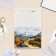 Calendar quarterly Mini-Trio "Autumn Mountains" 2025, 19.5 x 44 cm