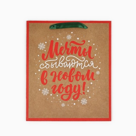 Craft vertical “Dreams Complete” package, Ml 23 x 27 x 11.5 cm, New Year-4