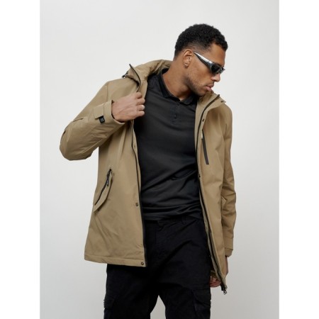 Male demi -season park, size 54, beige color-11