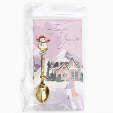 A teaspoon spoon with a molding handle "heat and comfort", 11 x 3 cm-6