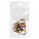 Triple hooks for Lucky John lure with colored drops, color YR, No. 06, 10 pcs.