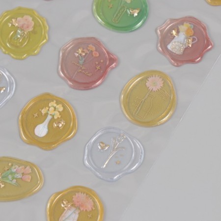 Stickers for creativity plastic "Warm wealth" 9.3x20.4 cm-3