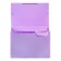 Folder Carder Calligrata watercolor 6 department. A4 plastic 0.7mm lavender, black resident